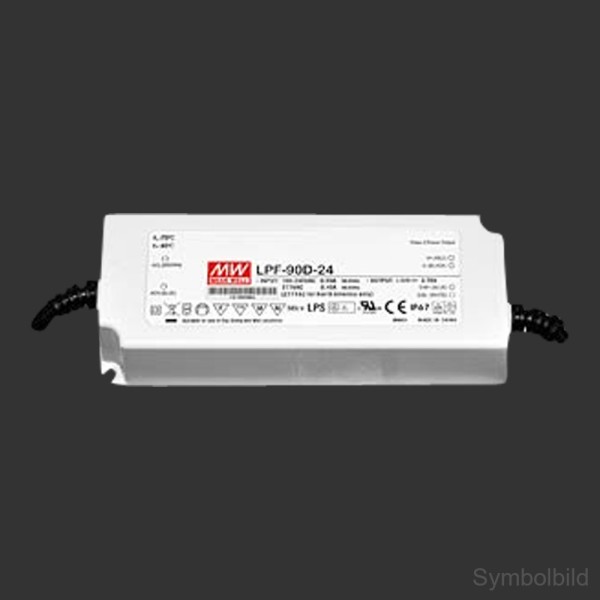 LED-Power supply 24 V DC, 100 W, for installation in connection boxes